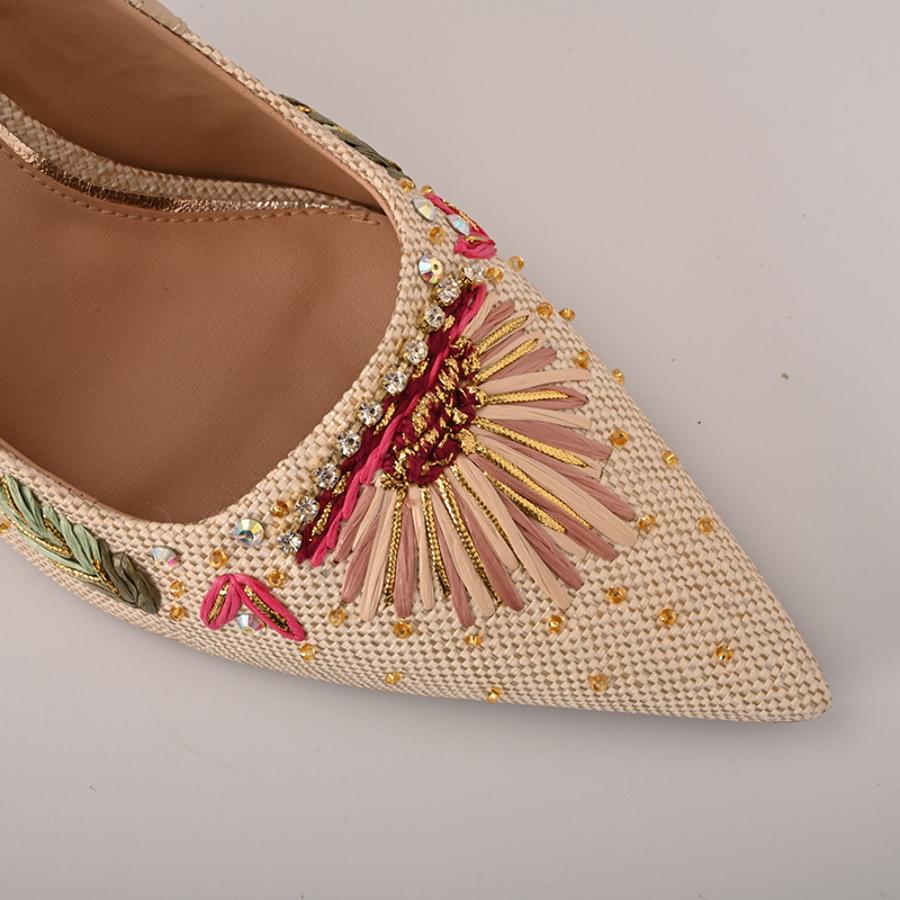 STILETTO COLORIDO CON BRILLO