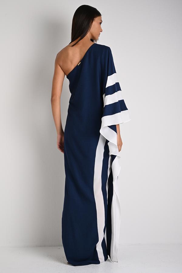 VESTIDO ASSIMETRICO FLUIDO