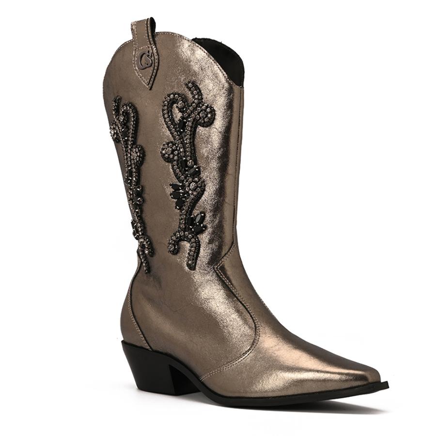 BOTA GRAFITO CON BRILLO