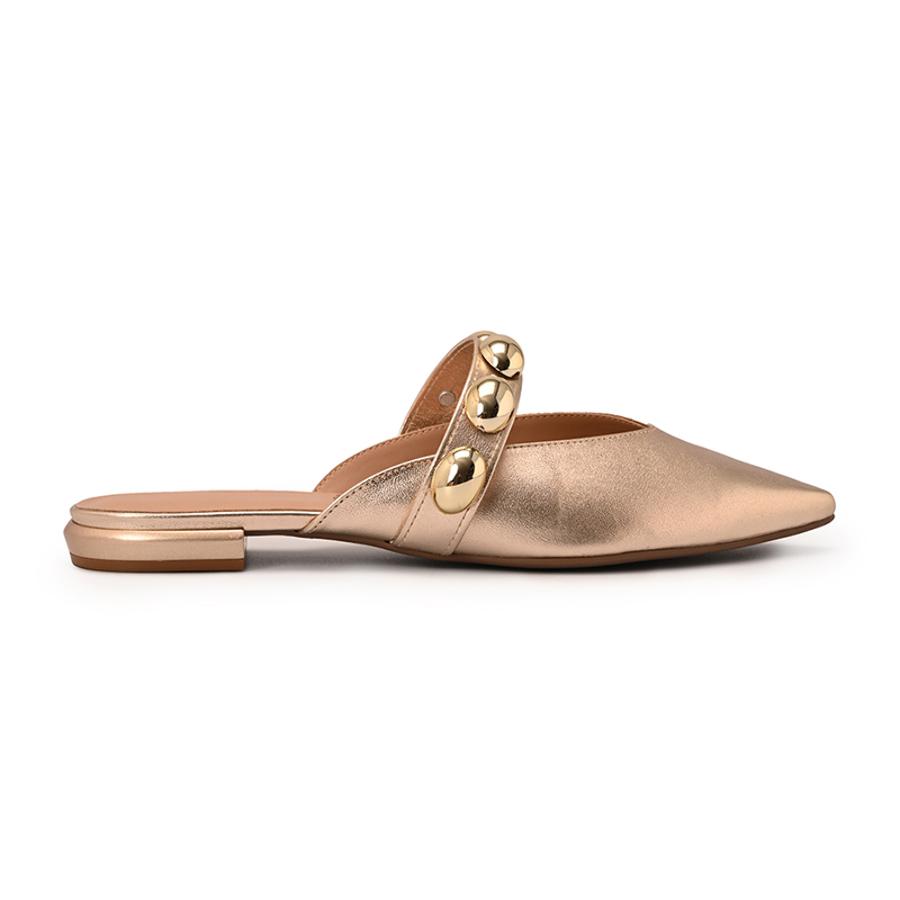 BALLERINA DORADA CON TACHAS