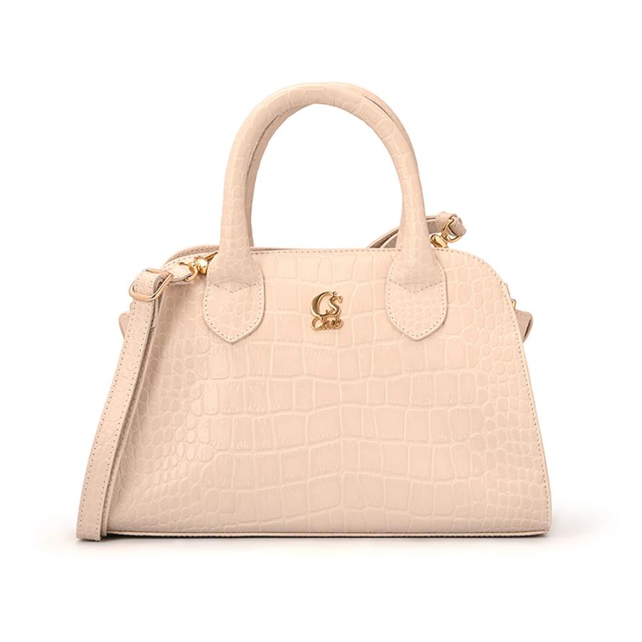 CARTERA BEIGE TEXTURIZADA CS CLUB