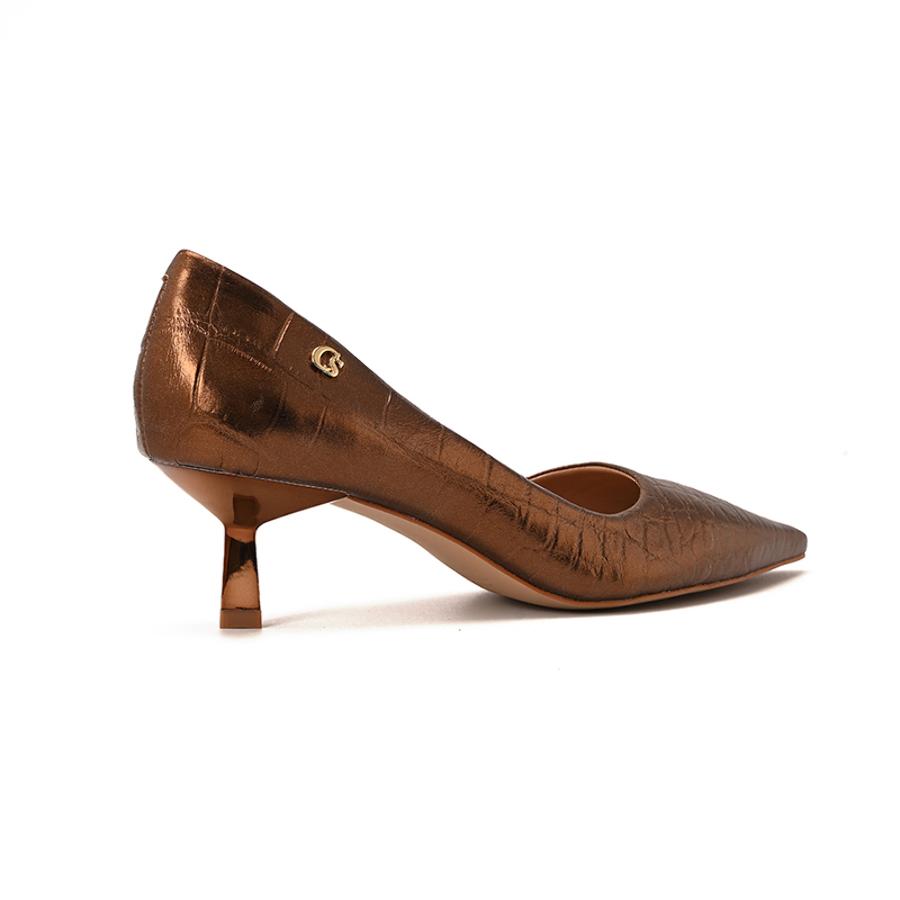 STILETTO EN PUNTA BRONCE CON TEXTURA