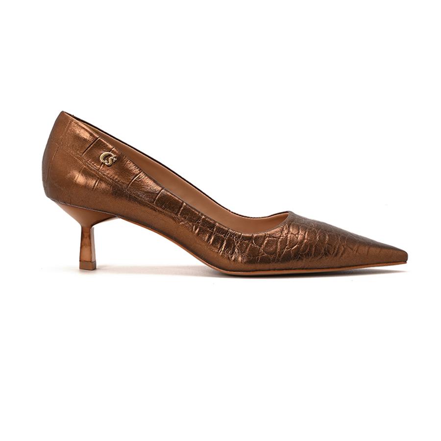 STILETTO EN PUNTA BRONCE CON TEXTURA