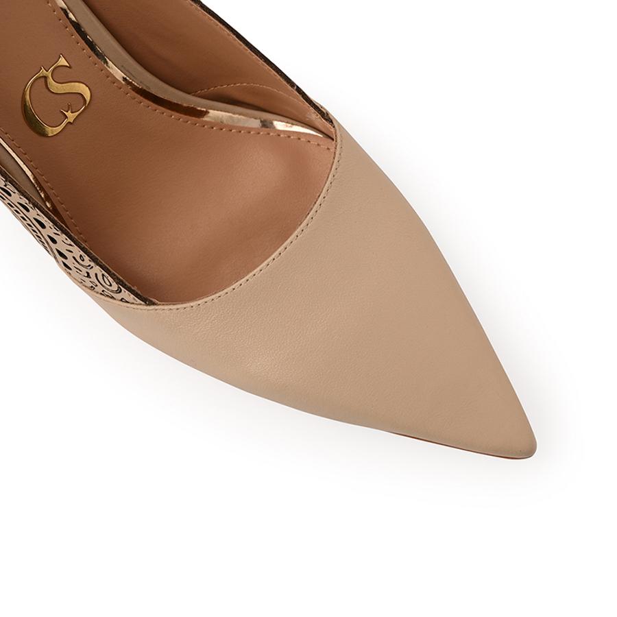 STILETTO OFF WHITE CON DISEÑO