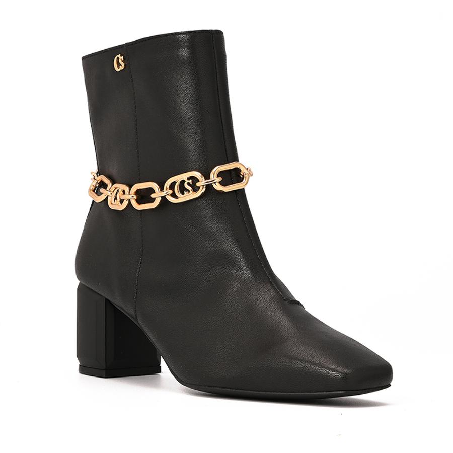 BOTA NEGRA CON PULSERA CS