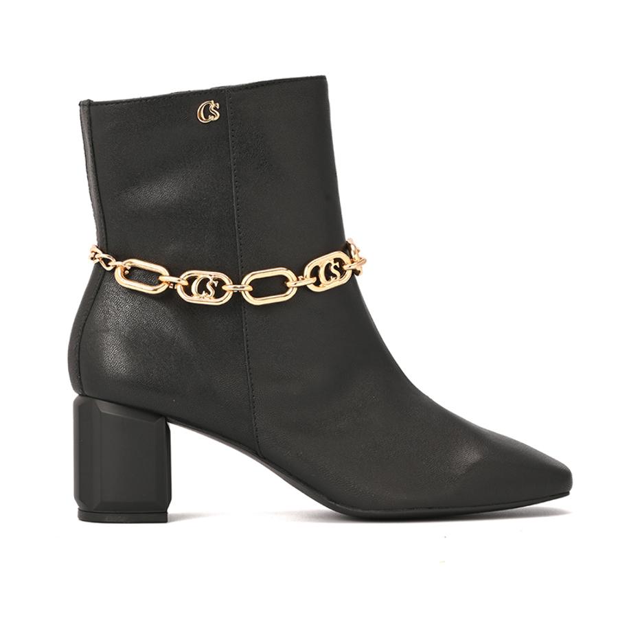 BOTA NEGRA CON PULSERA CS