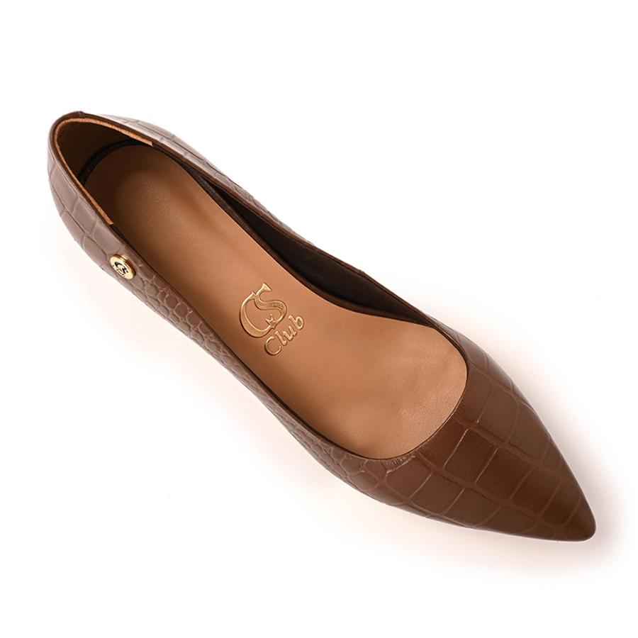 STILETTO CAFÉ CON TEXTURA CS CLUB