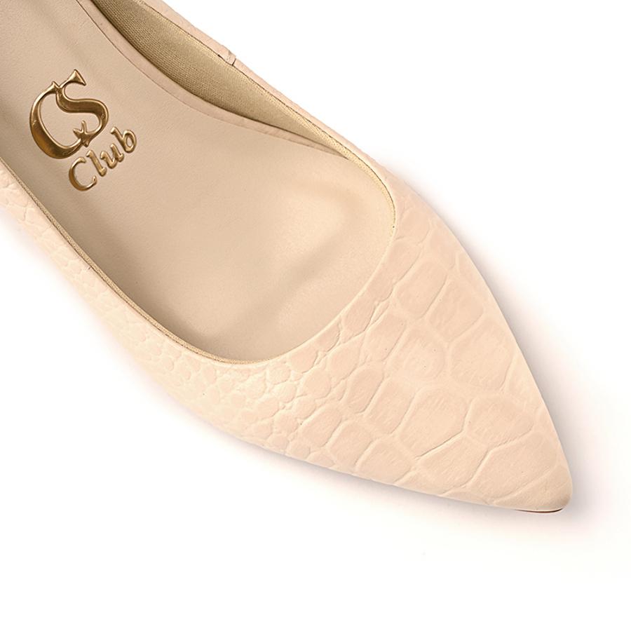 STILETTO OFF WHITE CON TEXTURA CS CLUB