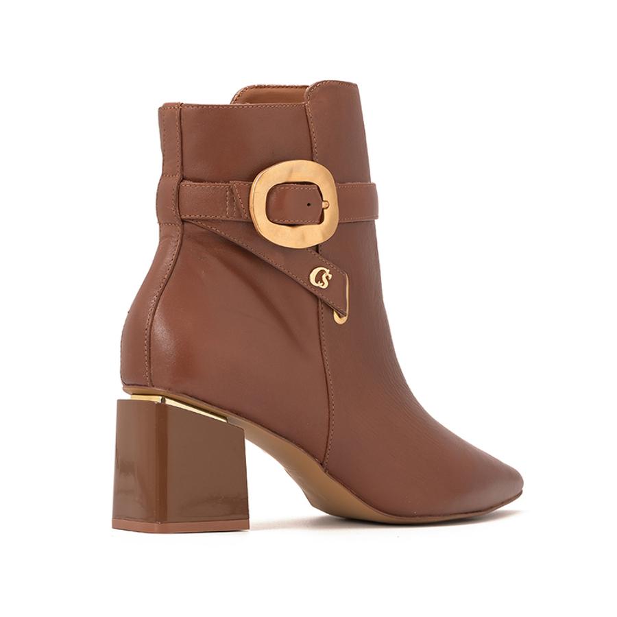 BOTA MARRON CON HEBILLA