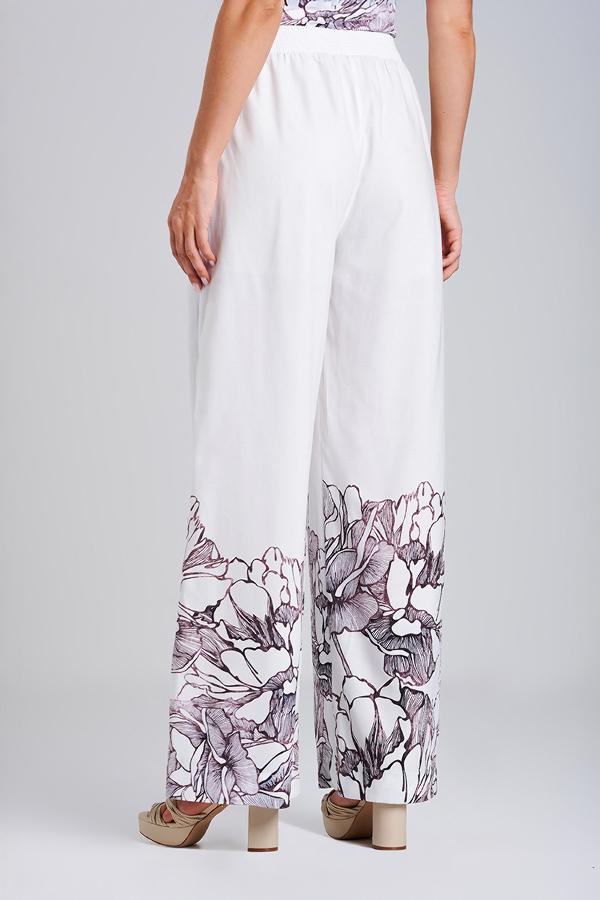 PALAZZO CON ESTAMPADO FLOR