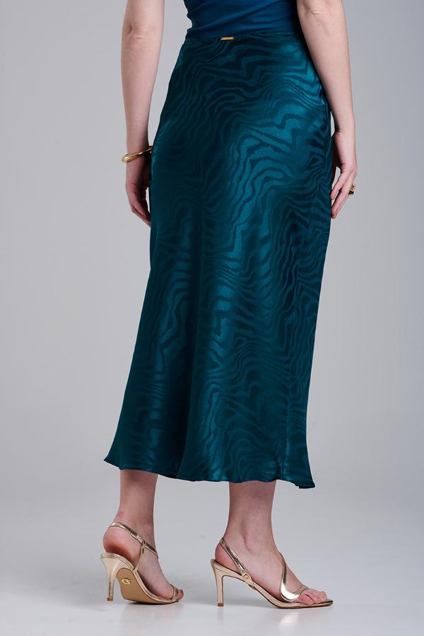 FALDA ESMERALDA SATINADA