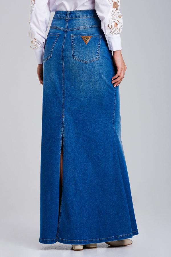 FALDA DE JEANS CON ABERTURA