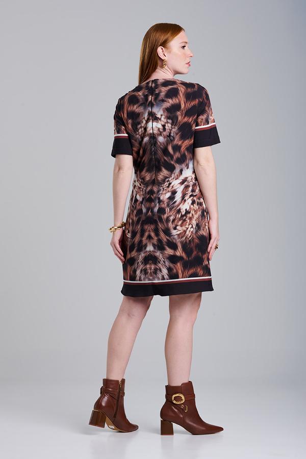 VESTIDO ANIMAL PRINT CUELLO V