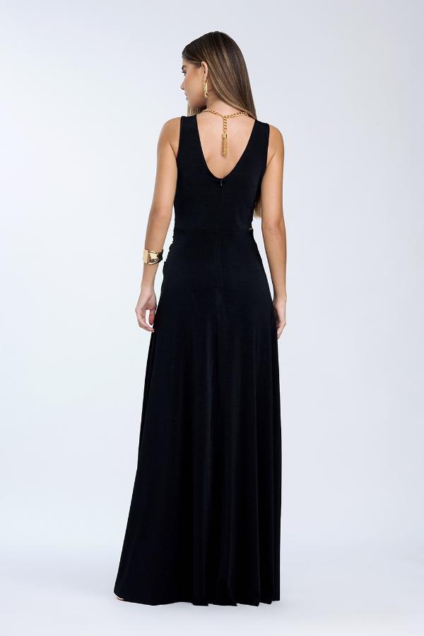 VESTIDO CON CADENA LEOPARDO