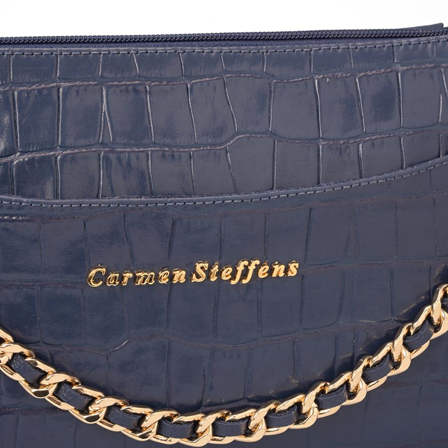 CARTERA AZUL CON CADENA CS